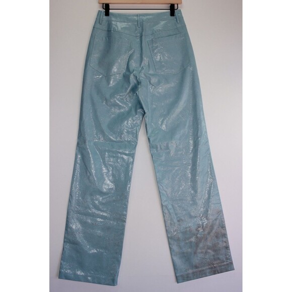 ROTATE Birger Christensen Rottie Pants in Sky Blue Size M - Picture 9 of 11